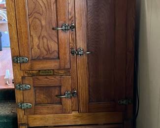 Antique Oak Ice Box