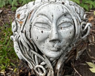Ornate Tree / Garden Maiden Wall Planter 