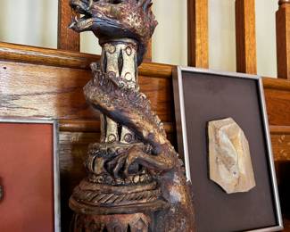 Long Neck Dragon Candle Holder