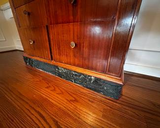 Antique Dental Furniture: Dental Supplies Drawer Cabinet