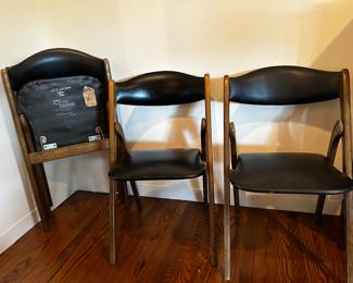 Vintage Coronet Wonderful Chair Set (4 Folding Chairs)
