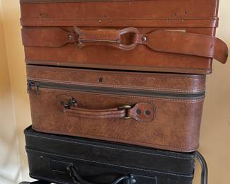 Leather Suitcases 