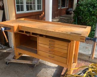Wood Work Bench (Bring Help to Move)