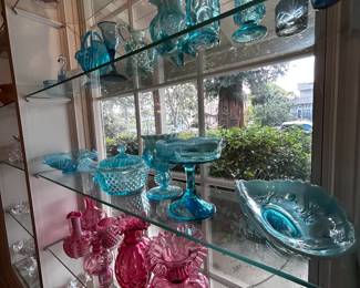 Collectible Glassware: Uranium Glass, Fenton, Hobnail, Carnival, Opalescence 