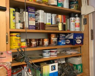 Wood Stain and Misc Garage Items