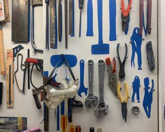 Saw, Files, Wrenches, Pliers 