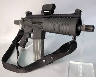 Bushmaster Carbon-15 .223/5.56 Pistol SN# D14041, Beam Shot Green Dot Laser, Nylon Sling