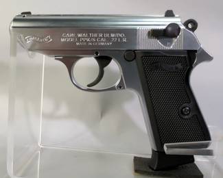 Carl Walther ULMDO / Walther Arms PPK/S .22 LR Pistol SN# WF029589, 2 Total Mags, In Hard Case