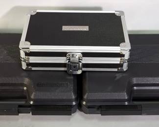 Doskocil Hard Pistol Cases, Qty 2, And Vaultz Hard Pistol Case