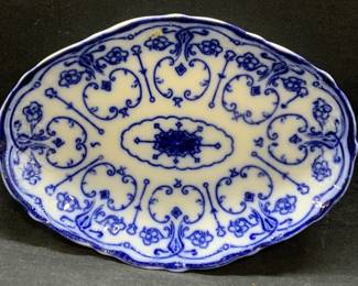 Antique Wharf Pottery Semi Porcelain Platter Eng
