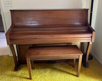 Kimball upright piano w bench -ask $400