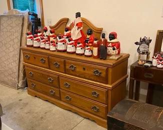 antique Aunt Jemima collectables, mirrordresser with 