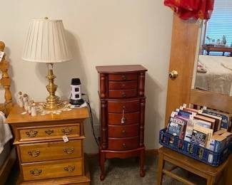 bedside tables, jewelry box