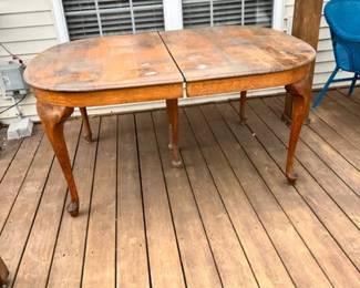 vintage oak table