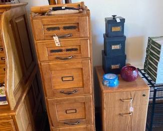 antique file cabinet