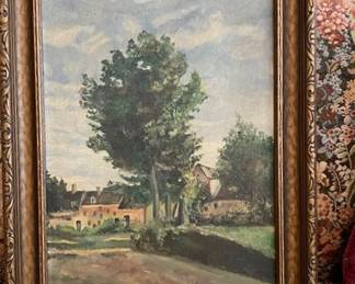 vintage oil , Jean Baptiste