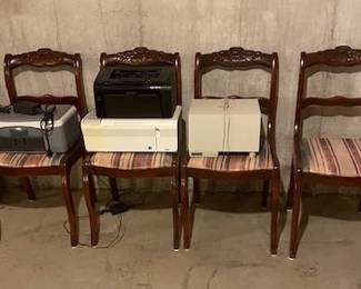 Duncan Phyfe chairs, printers