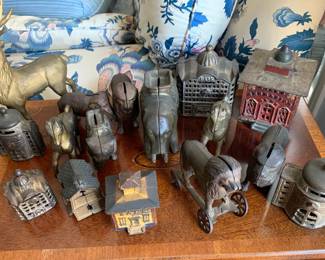 vintage cast iron banks