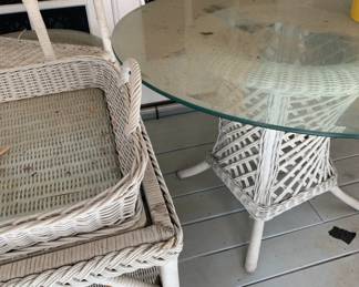 wicker tables