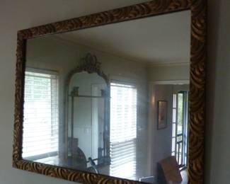 gold framed mirror