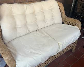 Wicker Love Seat