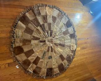 Leather Patch Area Rug