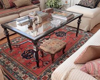 Coffee table rugs.