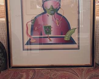 James Mellids, Mechanical Man, 6/8, 123/4"x 203/4".