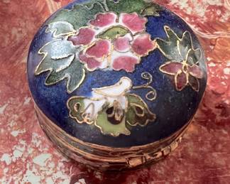 3"Cloisonné box.