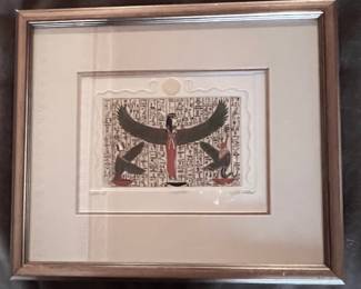 Isis III, 137/150, signed Jan Fleck, 11 3/4x13 3/4.