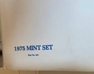 Mint sets 1975,1976,1077,1978,1979,1980,1983,1984,1985 etc
