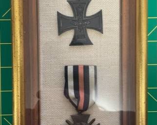 Original Iron Cross and War Merit dated 1919