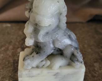 Chinese Jade Lion Foo Dog
