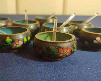 Cloisonne Salt Cellar
