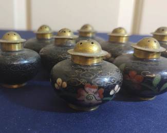 Cloisonne Salt Pepper