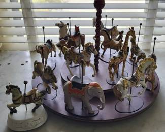 Franklin Mint Treasure Of Carousel Art