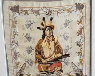 Hermes Silk Scarf By Kermit Oliver