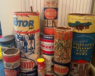 Lincoln Logs And Tinker Toys