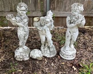 Lot Of Concrete Statues