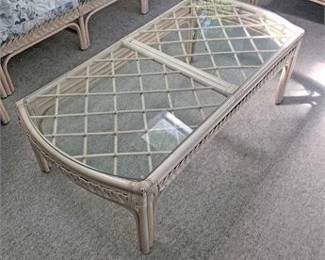 Benchcraft by Ashley Rattan Coffee Table 