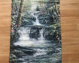 Egidio Antonaccio Blue Ridge Falls Wall Tapestry 