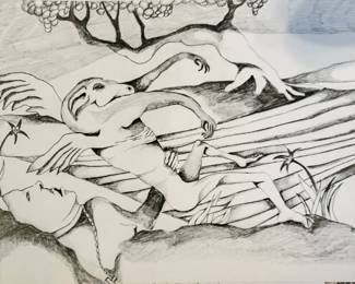 Texas artist Helen Burkhart Mayfield artwork