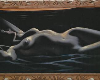 Nude on velvet