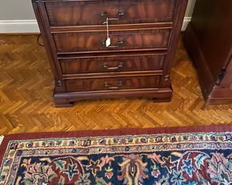 Two matching file cabinets available