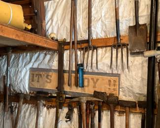 Bunches of good, useful hand tools! 