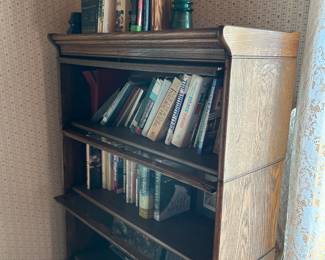 Barrister bookcase w/bottom drawer 