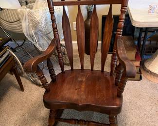 #13	Heavy Wood Rocker	 $75.00 			
