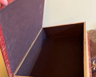 #19	Set of 3 Storage Boxes that looks like books 	 $30.00 			
