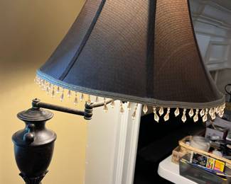 #54	Heavy Metal Swivel Arm Floor Lamp - 59" Tall	 $75.00 			
