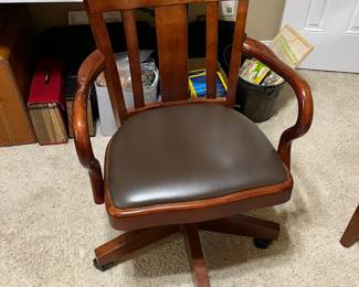 #85	Wood w/Black Pleather Seat - Adjustable	 $75.00 			
